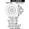 Centric Parts Standard Brake Rotor, 121.65046 121.65046 - alternate 6
